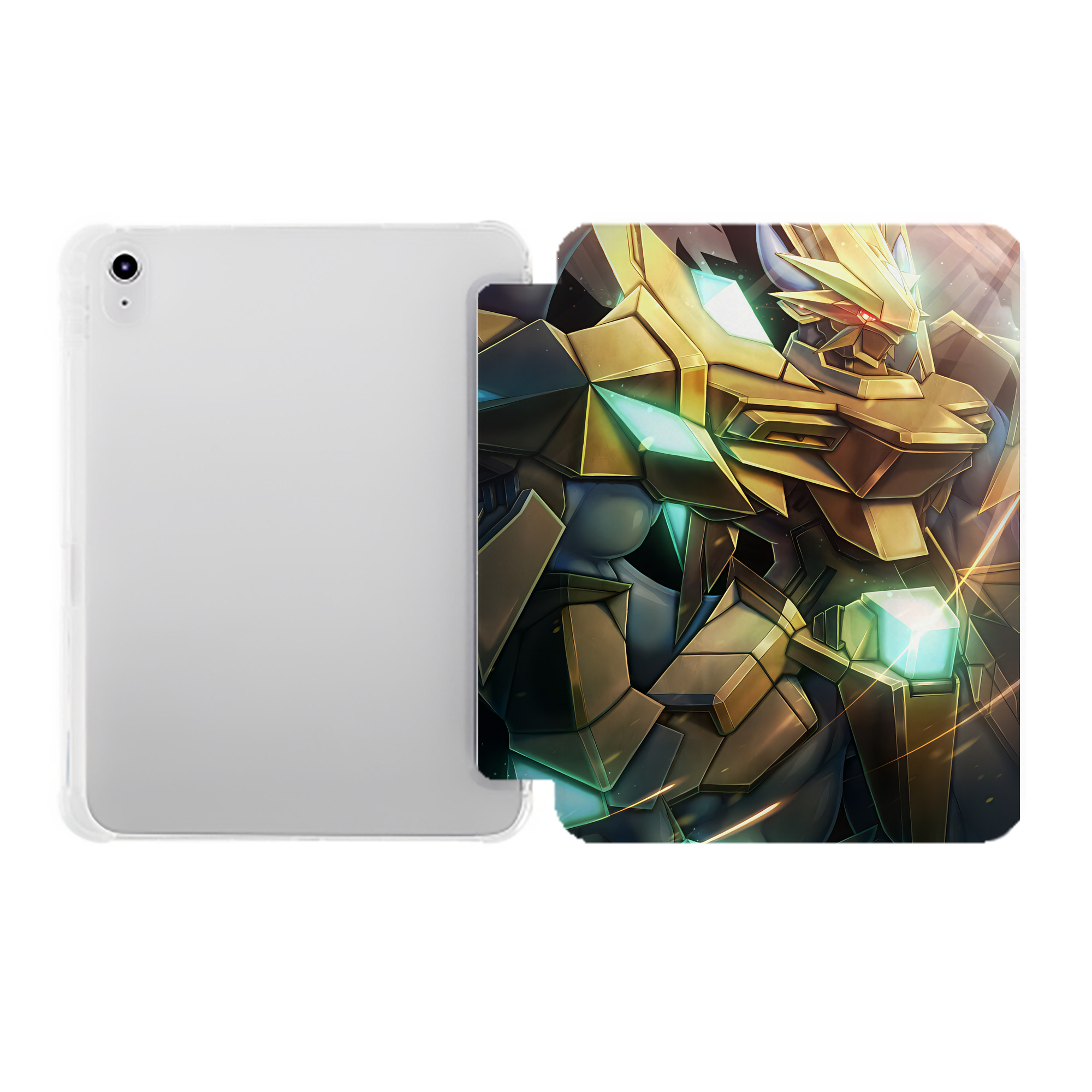 （画像用） Digimon デジタルモンスター/デジモン IPad ケース ペン収納付き 三つ折りスタンド PUレザー×シリコン 対応機種9.5/10.5/10.9インチ